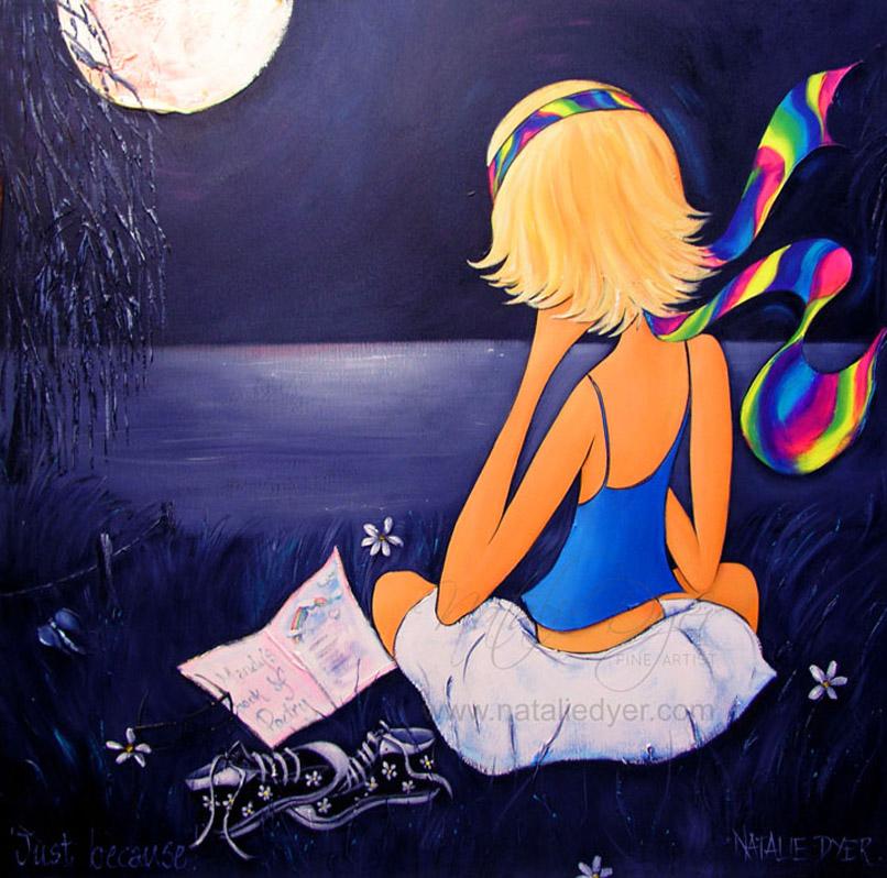Just Because, an open edition fine art print by Natalie Dyer, Whimsical series, Sunshine Coast Australia